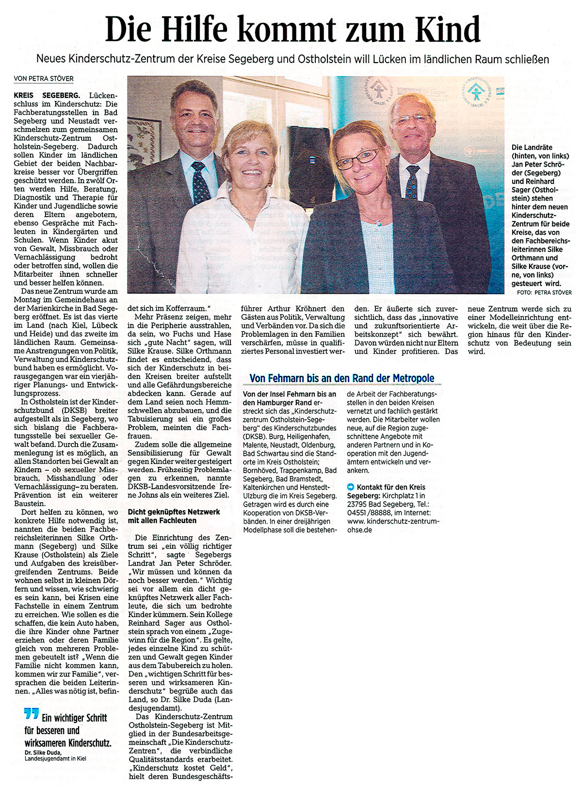 Segeberger Zeitung 14.11.2017
